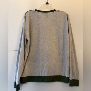 Jason Wu‎ Gray and Green Eva Air Unisex Long Sleeve Tee Size Large
